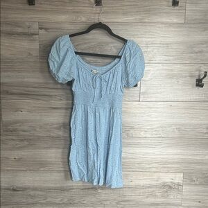 Blue floral sundress